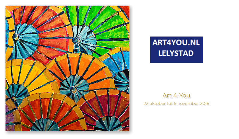Art 4-You 22 oktober tot 6 november 2016