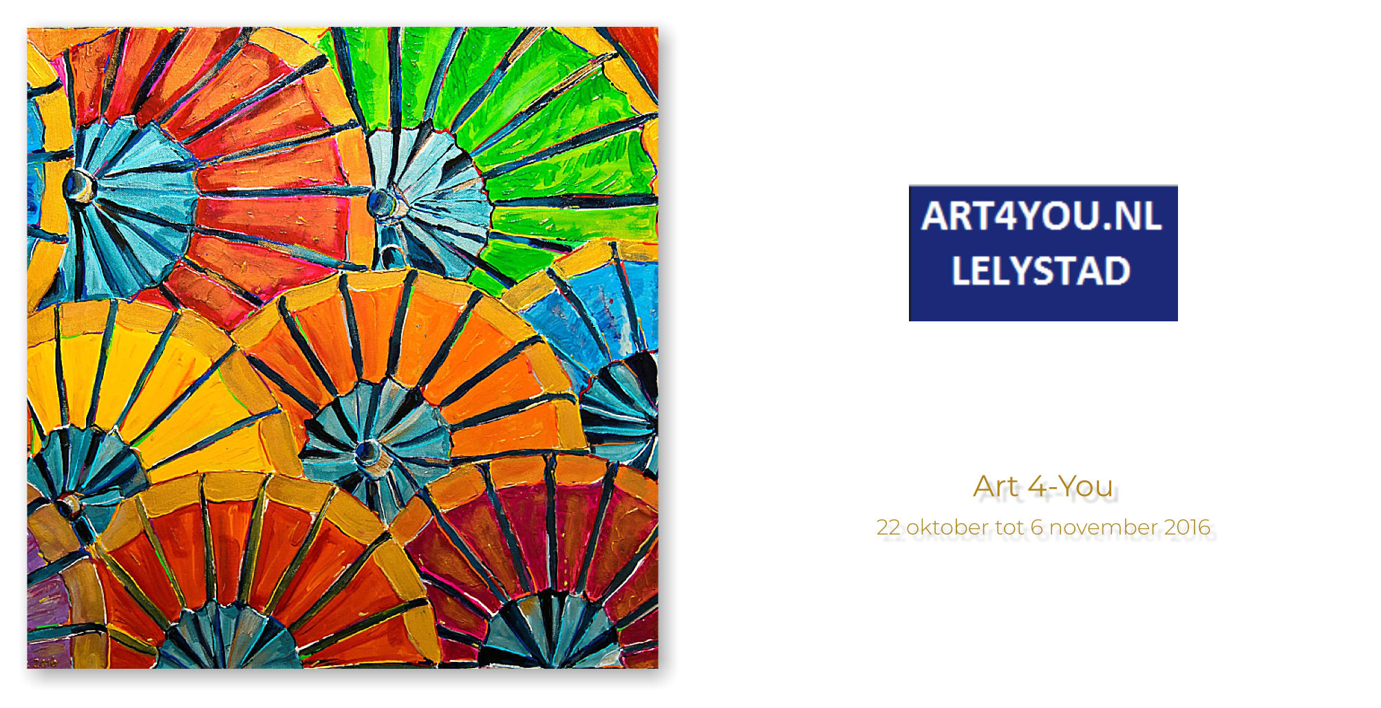 Art 4-You 22 oktober tot 6 november 2016