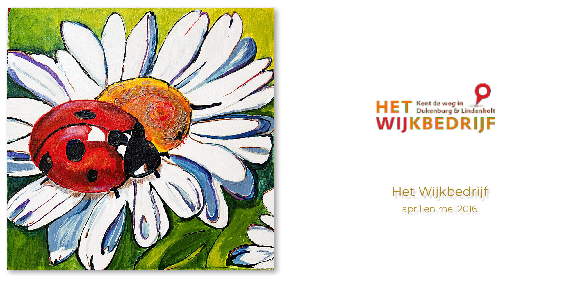 Het Wijkbedrijfapril en mei 2016